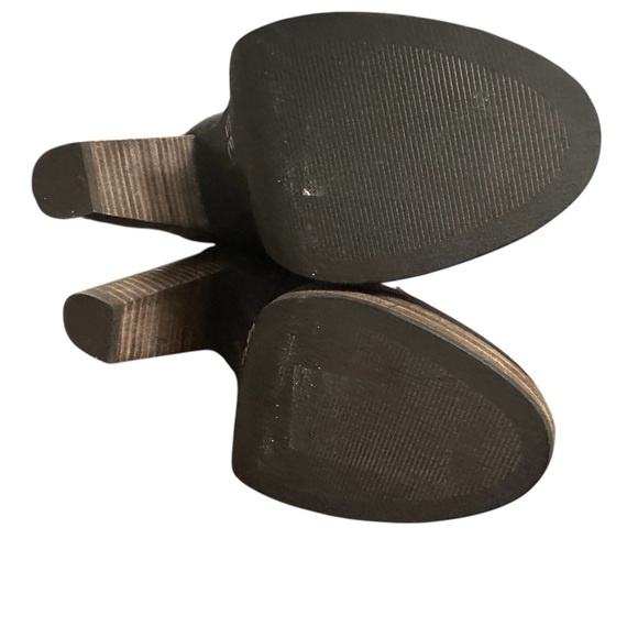 NEW! Lucky Brand Quintei Women’s Heeled Ankle Booties Leather Boots Black 5.5 M - Picture 7 of 8